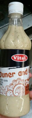 Vital Duner and Grill sauce front packaging
