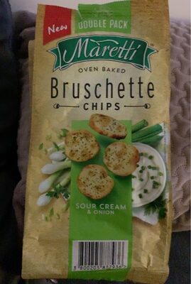 Bruschette Chips Sour Cream & Onion front packaging