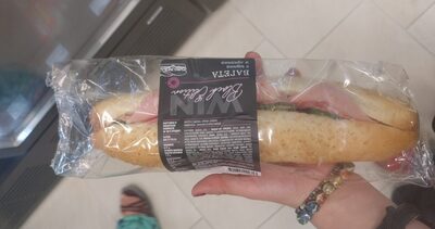 Багета с шунка и луканка