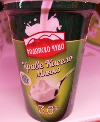 Краве кисело мляко 3.6%
