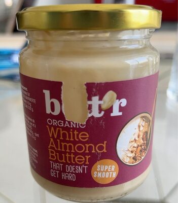 Weißes Mandelmus front packaging