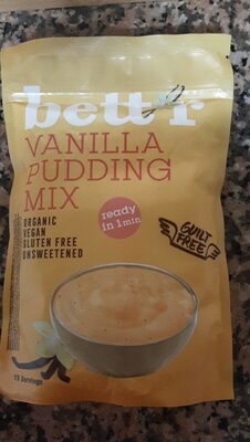 Vanilla Puding Mix front packaging
