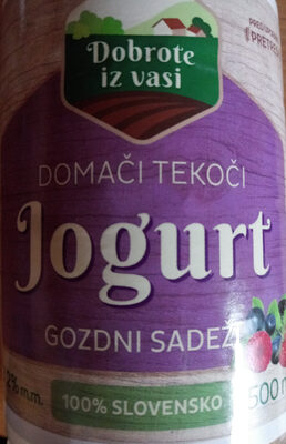 Domači tekoči Jogurt GOZDNI SADEŽI