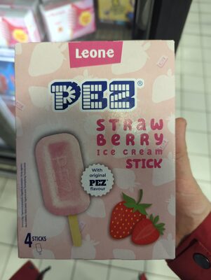 Strawberry Ice Cream Sticks