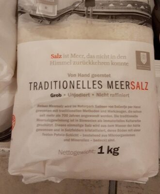 Traditionelles Meersalz