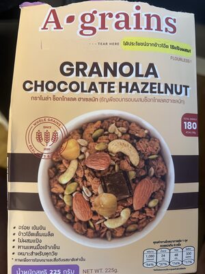 Granola chocolate hazelnut
