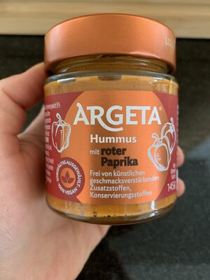 Hummus roter Paprika