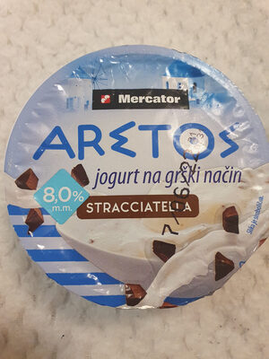 artos jogurt na grški načon stracciatrlla front packaging