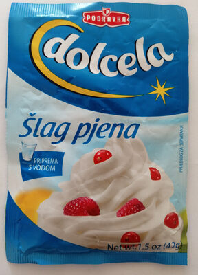 Šlag pena front packaging