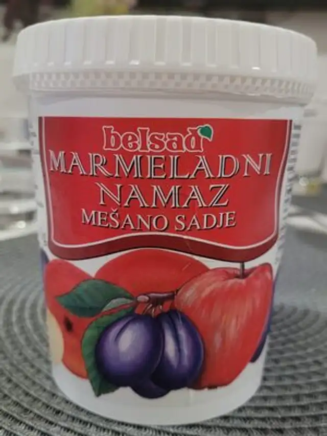 MARMELADNI NAMAZ MEŠANO SADJE front packaging