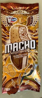 Macho Peanut Butter & Caramel Ice cream sandwich