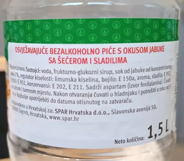 apple flavor ingredients label