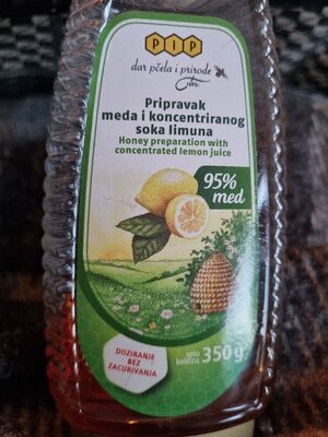 Pripravak meda i koncentriranog soka limuna