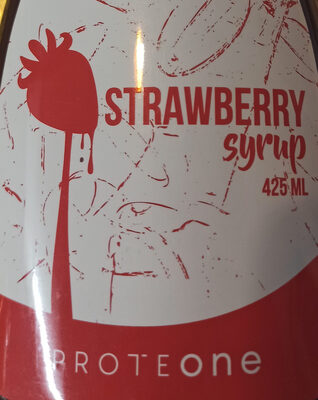 STRAWBERY SYRUP front packaging