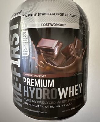 Hydro whey front packaging