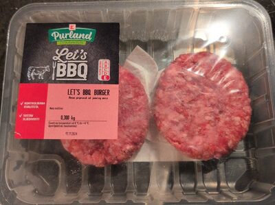 Let's BBQ burger (beef)
