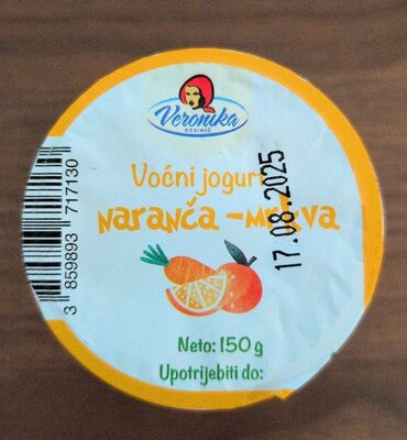 Voćni jogurt Naranča-mrkva