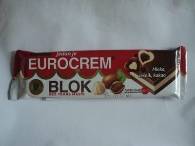 Eurocrem Tabletă de cacao cu lapte