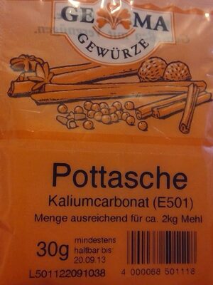 Pottasche front packaging