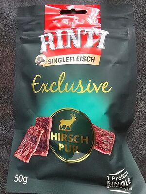 Fleischstreifen - Hirsch front packaging