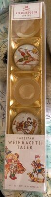 Marzipan Weihnachtstaler