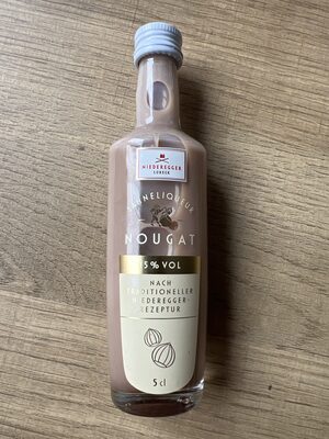 Sahneliqueuer Nougat 50ml front packaging