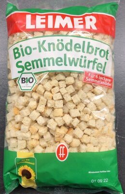 Bio Knödelbrot Semmelbrösel front packaging