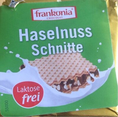 Haselnuss Schnitte front packaging
