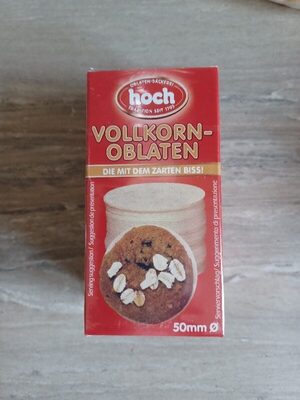 Volkorn Oblaten 5cm