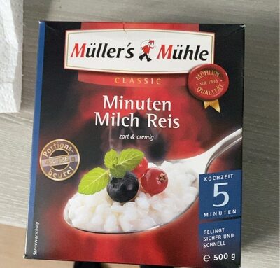 Minuten Milch Reis