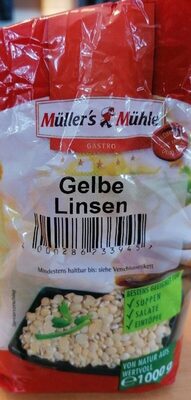 Gelbe Linsen