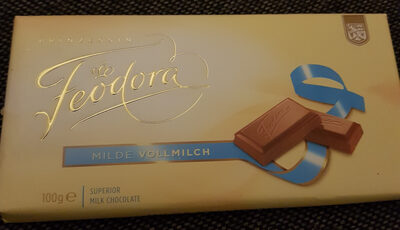 Feodora milde Vollmilchschokolade front packaging