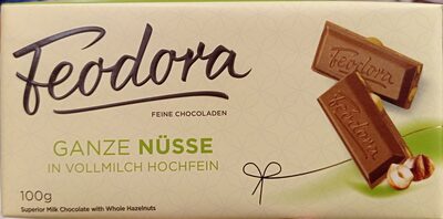 Ganze Nüss in Vollmilch Hofein front packaging