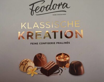 Klassische Kreation, feine Confiserie Pralinés