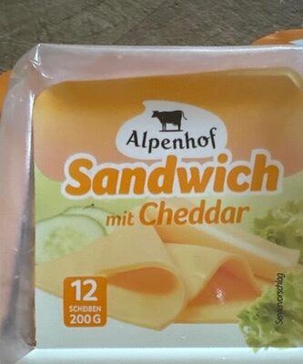 Sandwich mit Cheddar front packaging