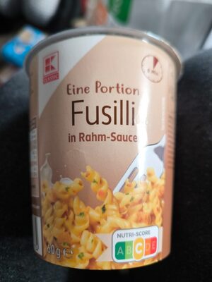 Fusilli in Rahm-Sauce