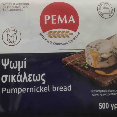 Pumpernickel bread