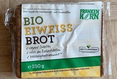 Frankenkorn Bio Eiweiss Brot 4000358661249 Eiweißreiches Bio  Natursauerteigbrot front packaging