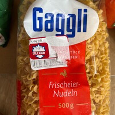 Frischeiernudel front packaging