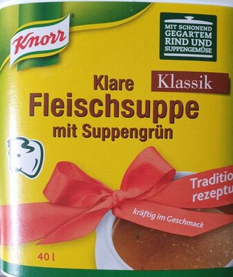 Knorr Klare Fleischsuppe - Mit 5 % Suppengrün
