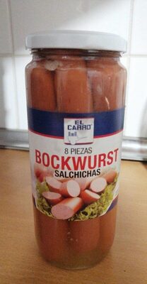 Salchichas Bockwurst front packaging