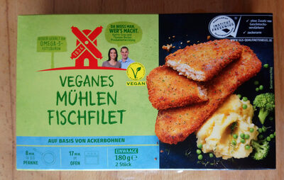 Veganes Muehlen Vischfilet front packaging