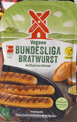 Vegane Mühlen Bratwurst front packaging