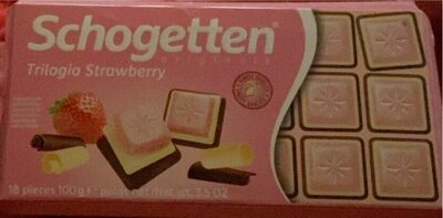 Chocolat trilogia strawberry front packaging