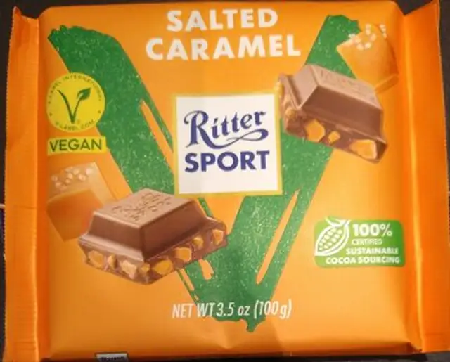 Salted Caramel Vegan front packaging