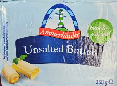 Безсолно краве масло