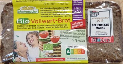 Vollwert-Brot front packaging