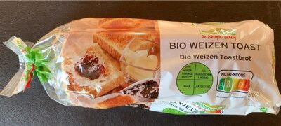 Bio Weizen Toast front packaging