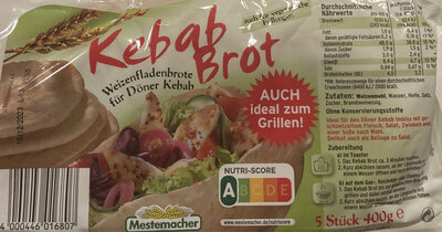 Fladenbrot Kebab für Döner