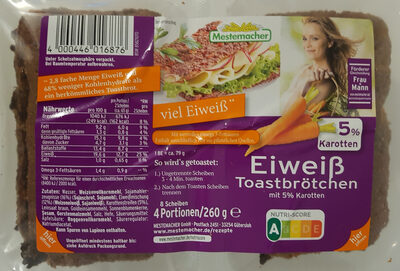 Eiweiß Toastbrötchen